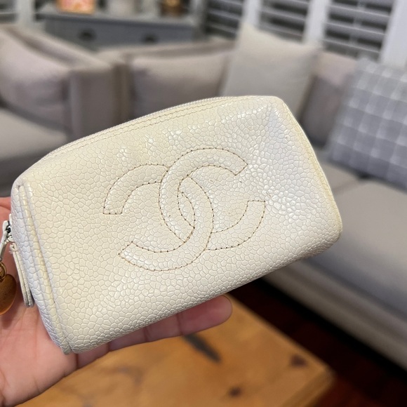 CHANEL Caviar Leather Mini Pouch/Wallet π― Authentic (Project pouch/wallet) - Picture 3 of 14